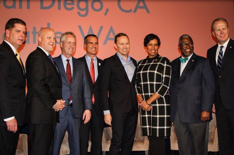 Photo of mayors' included in inaugural group of 9 What Works Cities Certified Cities