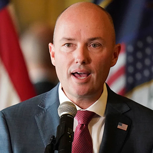 Governor Spencer Cox, R-Utah